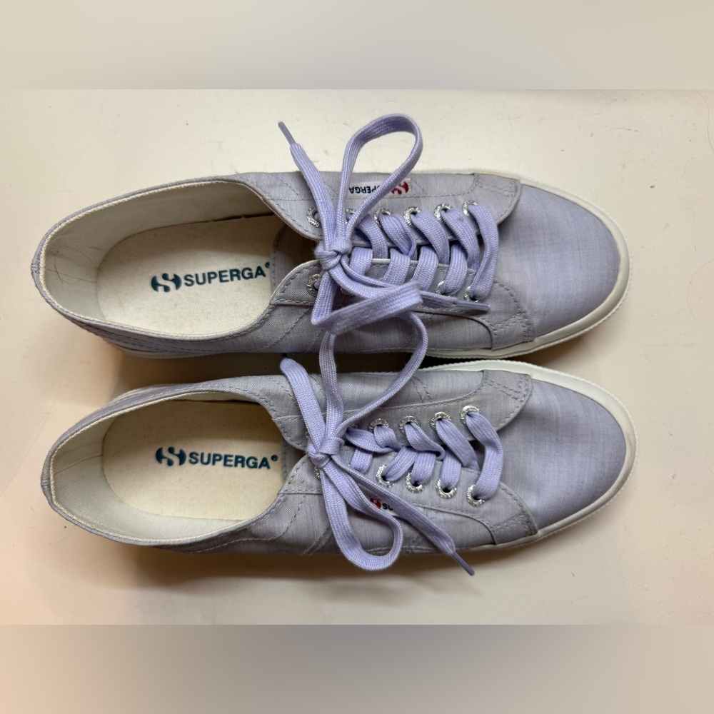 NWOT Superga Women's Lavender Sneakers, Size 9 - Picture 2 of 6